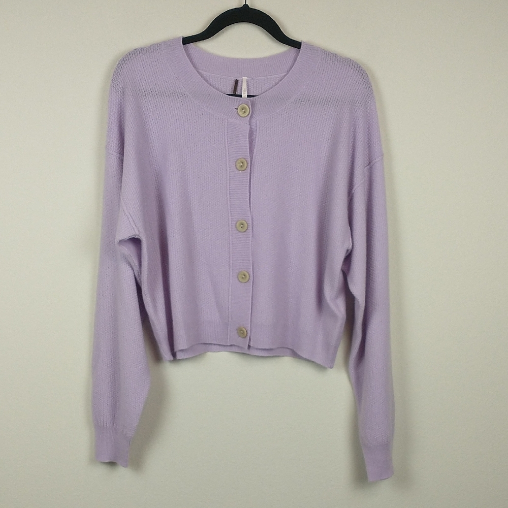 Free People Lavender Cardigan - Picture 3 of 11